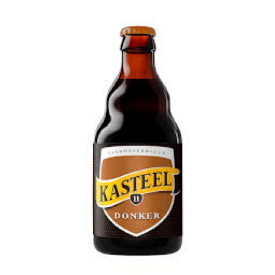 Alaus rinkinys Kasteel DONKER & TRIPEL (4*0,33 l but. ir 1*0,33 l talpos taurė)