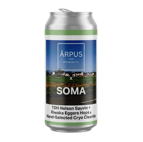Alus Ārpus X SOMA TDH (Nelson Sauvin X Riwaka Eggers Hops X Hand-Selected Cryo Citra) IPA, 0,44 l skard. 