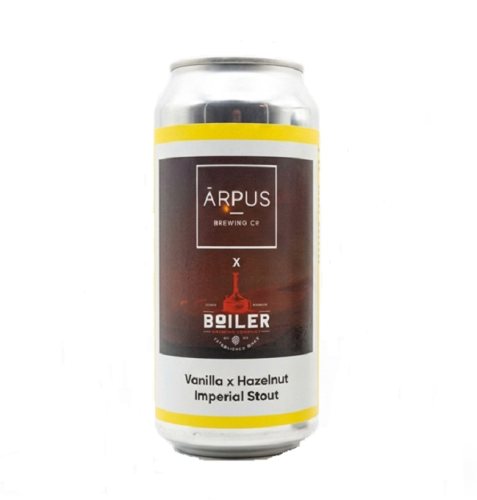 Alus Arpus x Boiler Brewery IMPERIAL STOUT (Vanilla x Hazelnut), 0,44 l skard.