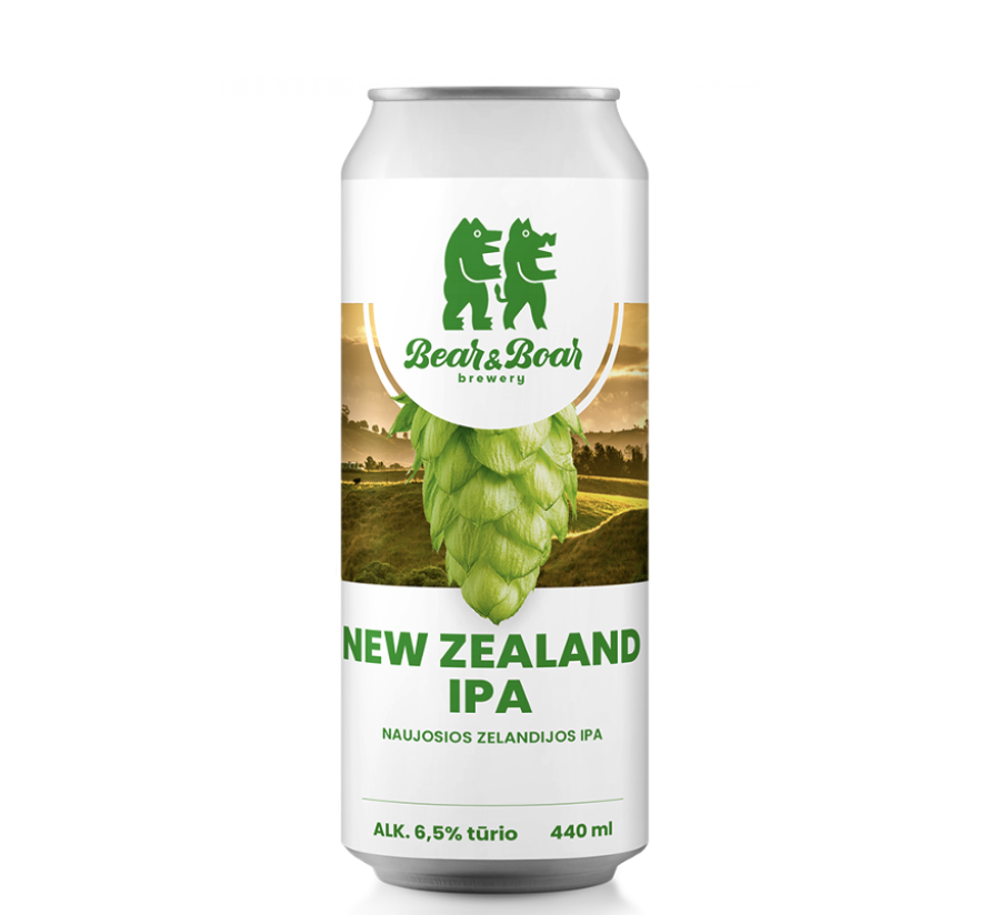Alus Bear & Boar NEW ZEALAND IPA (0,44 l skard.)
