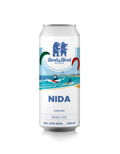 Alus Bear & Boar NIDA (0,44 l skard.) (Gluten-free)