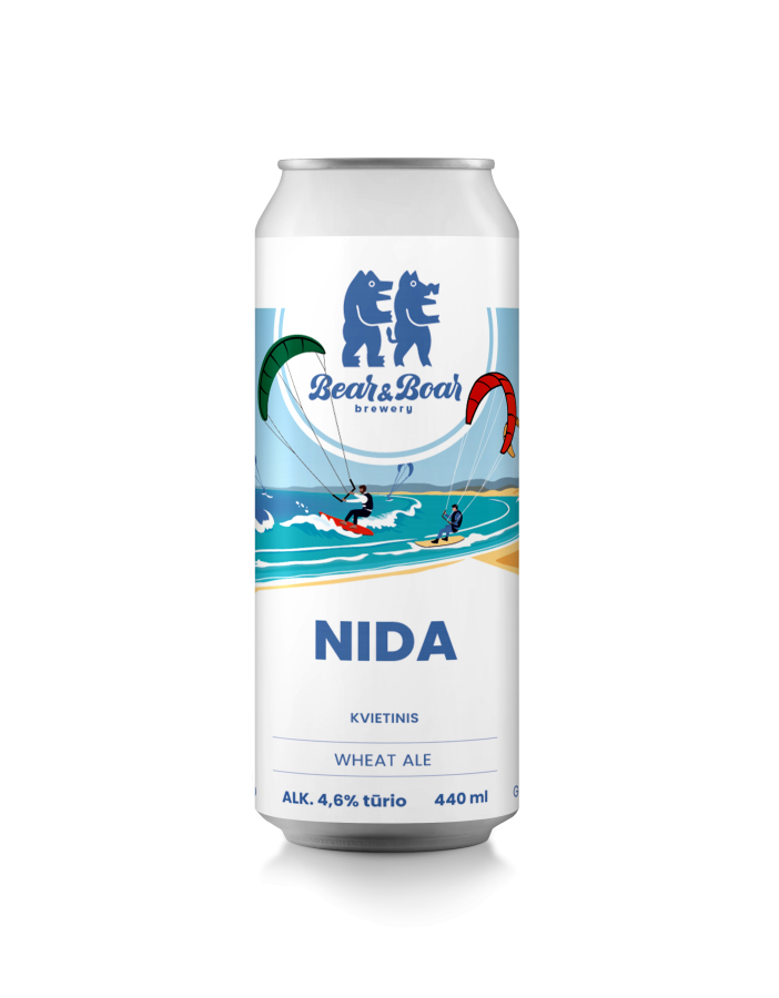 Alus Bear & Boar NIDA (0,44 l skard.) (Gluten-free)