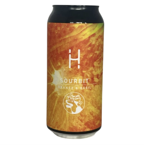 Alus Hopalaa SOURBIT ORANGE & BASIL  (0,44 l skard.)