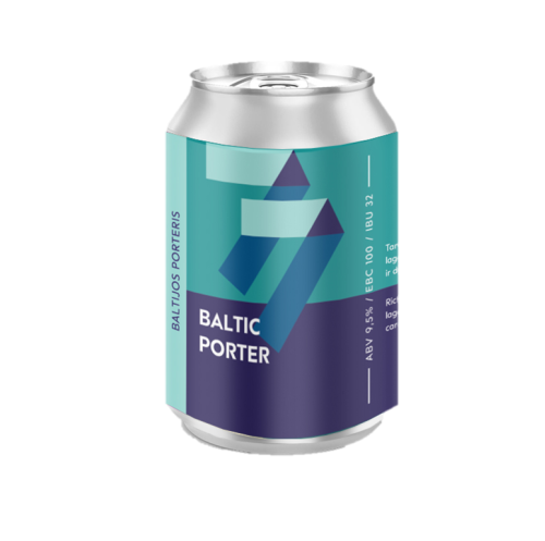 Alus Sakiškės Brewery BALTIC PORTER (0,33 l skard.)