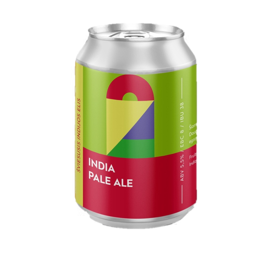 Alus Sakiškės Brewery INDIA PALE ALE (0,33 l skard.)