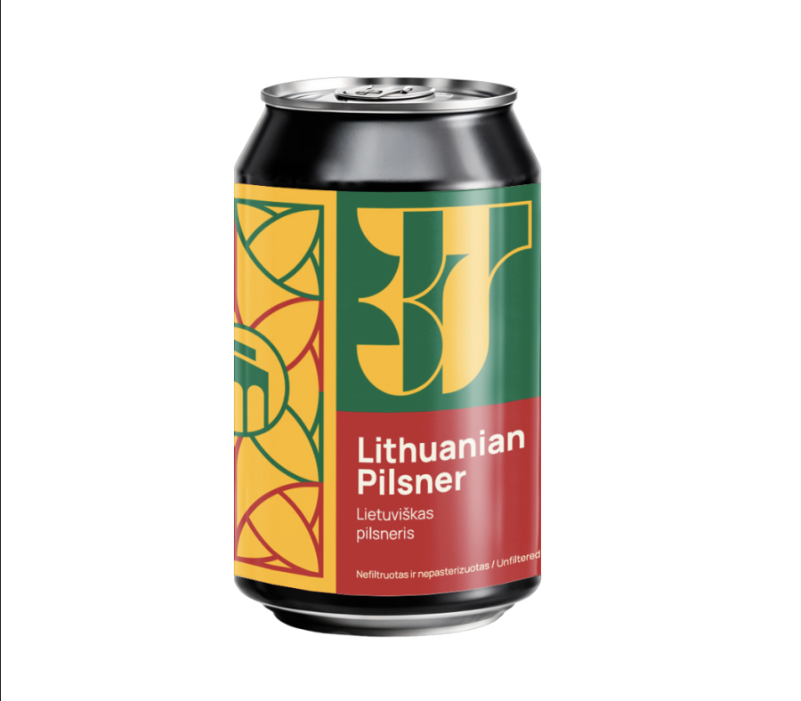 Alus Sakiškės Brewery LITHUANIAN PILSNER (0,33 l skard.)