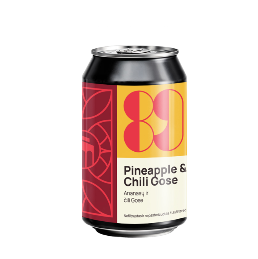 Alus Sakiškės Brewery PINEAPPLE AND CHILI GOSE (0,33 l skard.)