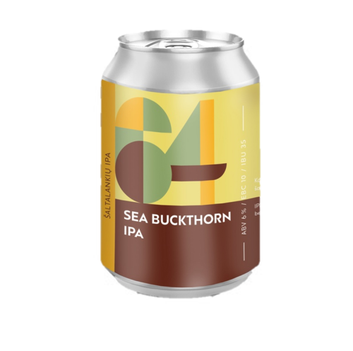 Alus Sakiškės Brewery SEA BUCKTHORN IPA (0,33 l skard.)