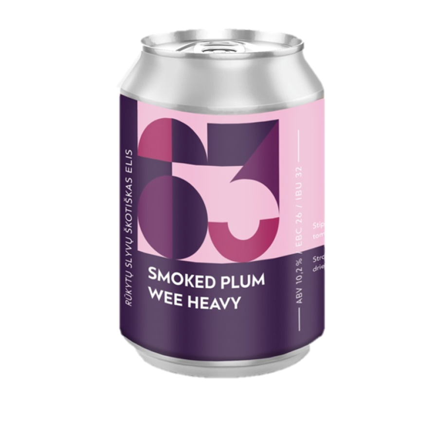 Alus Sakiškės Brewery SMOKED PLUM WEE HEAVY (0,33 l skard.)