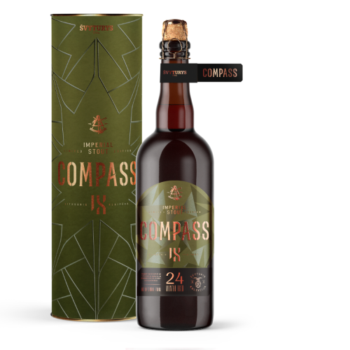 Alus Švyturys COMPASS IX (2024), (0,75 l but.) - Gero Alaus Parduotuvė