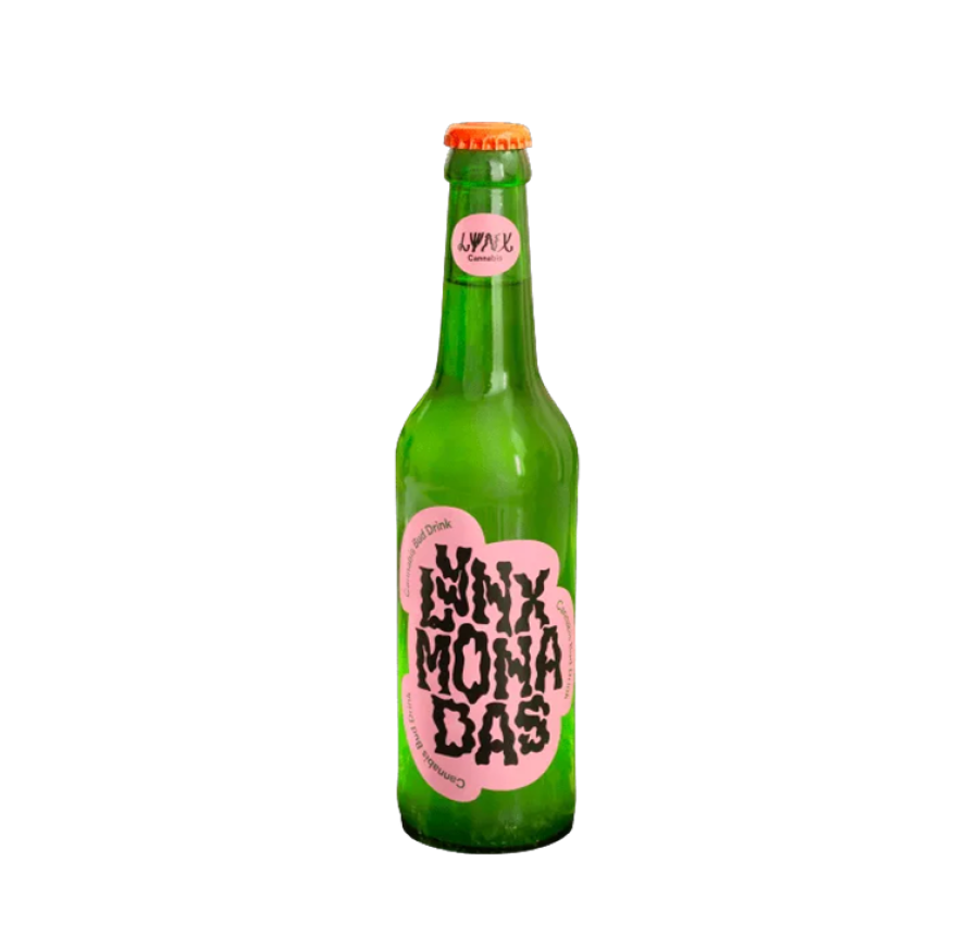 Gazuotas gėrimas su kanapių žiedais Lynxmonadas "Original", 0,33 l. but. 