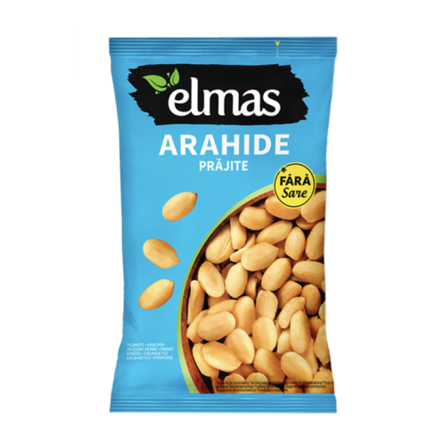 Kepinti žemės riešutai su druska 140 g.