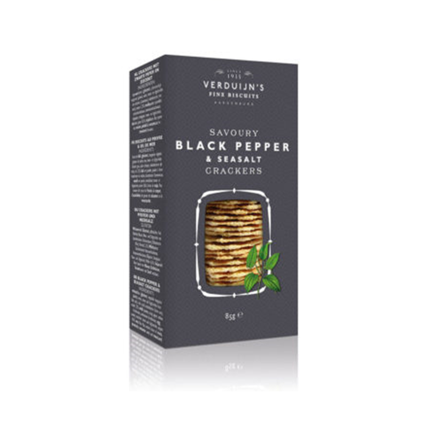 Krekeriai Verduijn's BLACK PEPPER CRACKER, 75 g