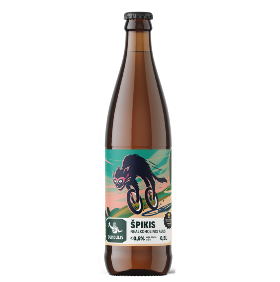 Nealkoholinis alus Dundulis ŠPIKIS (0,5 l but.)