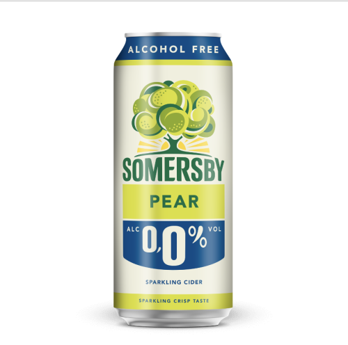 Nealkoholinis kriaušių sidras SOMERSBY (0%), 0,5 l skard. 