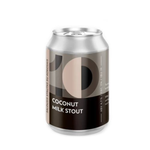 Alus Sakiškės Brewery COCONUT MILK STOUT (0,33 l skard.)