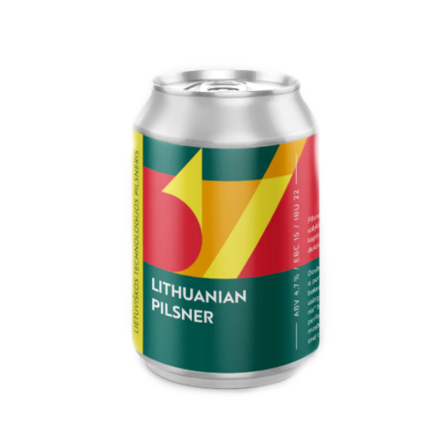 Sakiškės Brewery LITHUANIAN PILSNER (0,33 l skard.)