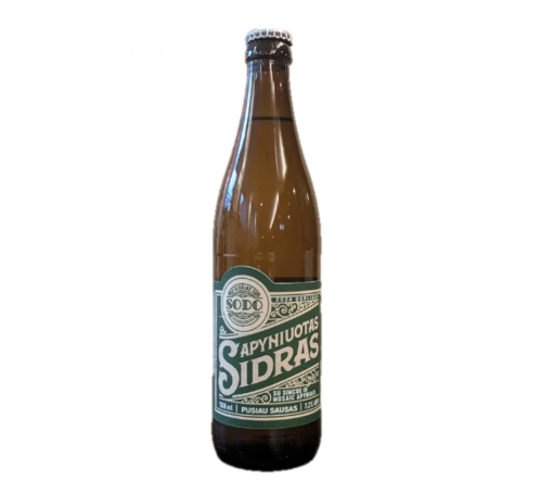 Sidras SODO SIDRINĖ APYNIUOTAS (0,5 but.)