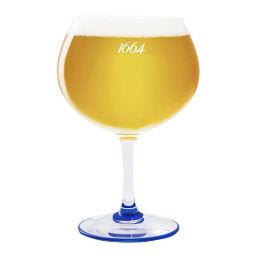 Taurė alui KRONENBOURG BLANC 1664 (0,33 l ant kojelės)