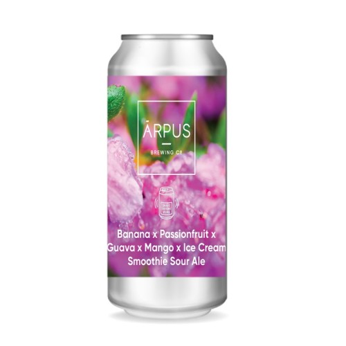 Alus Arpus SMOOTHIE SOUR ALE (Banana x Passionfruit x Guava x Mango x Ice Cream), 0,44 l skard.