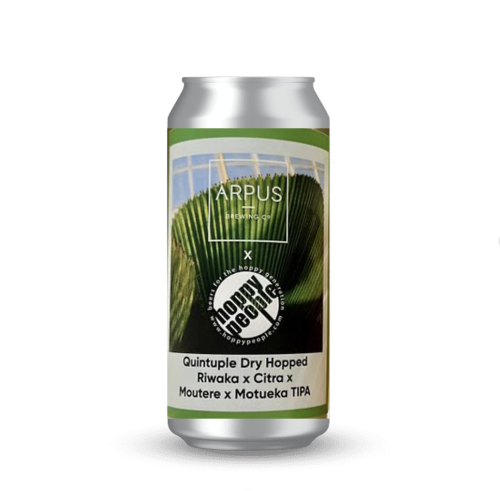 Alus  Ārpus Brewing Co. x Hoppy People - Quintuple Dry Hopped Riwaka X Citra X Moutere X Motueka TIPA 9.5% (0,44 l skard.)