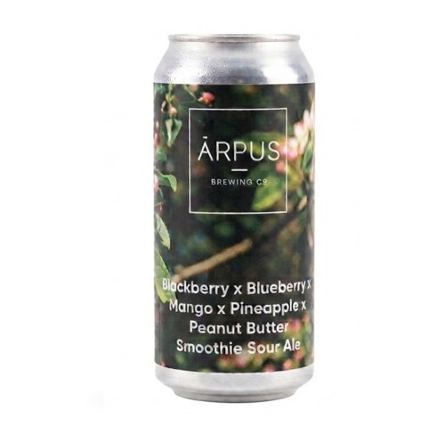Alus Arpus SMOOTHIE SOUR ALE (Blackberry x Blueberry x Mango x Pineapple x Peanut Butter ), 0,44 l skard. 