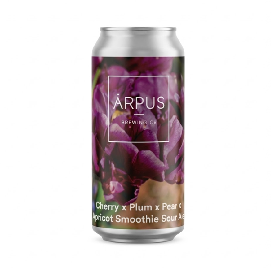 Alus Arpus SMOOTHIE SOUR ALE (Cherry x Plum x Pear x Apricot), 0.44 l skard. Alus Arpus SMOOTHIE SOUR ALE (Cherry x Plum x Pear x Apricot), 0.44 l skard.