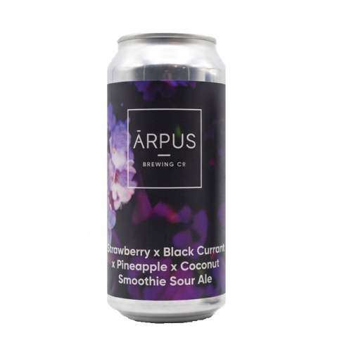 Alus Arpus SMOOTHIE SOUR ALE (Strawberry x Black Currant x Pineapple x Coconut ), 0,44 l skard. 