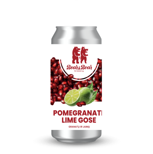 Alus Bear & Boar POMEGRANATE  LIME GOSE (0,44 l skard.)