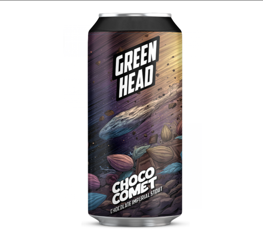 Alus Green Head CHOCO COMET (0,5 l skard.) Alus Green Head CHOCO COMET (0,5 l skard.)