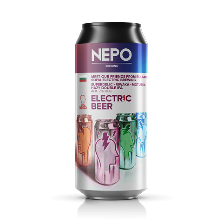 Alus Nepo Electric Beer  (0,5 l skard.) 