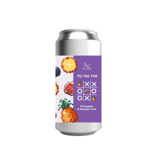 Alus Odu Brewery TIC TAC TOE (PINEAPPLE x PASSIONFRUIT) (0,44 l skard.)