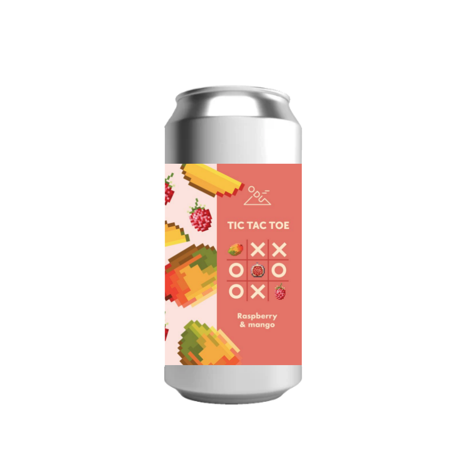 Alus Odu Brewery TIC TAC TOE (RASPBERRY x MANGO) (0,44 l skard.)