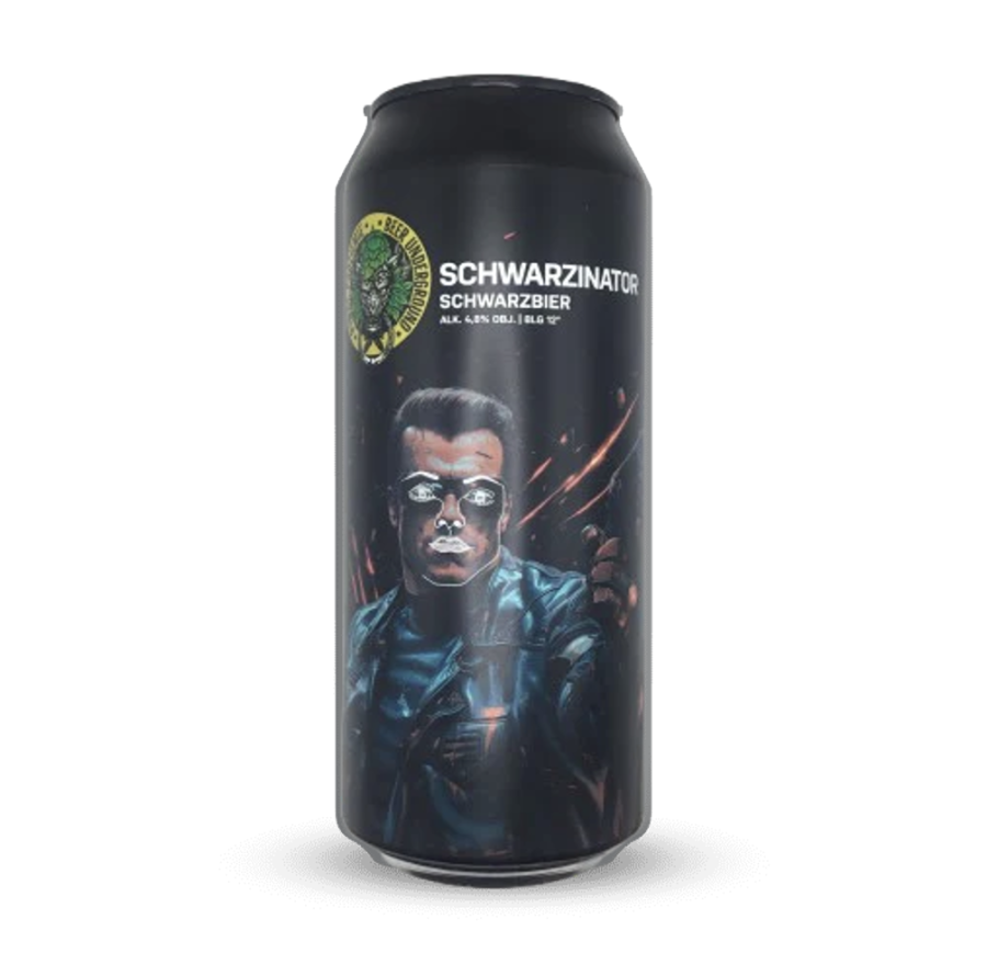Alus Piwne Podziemie SCHWARZINATOR  (0,5 l skard.)