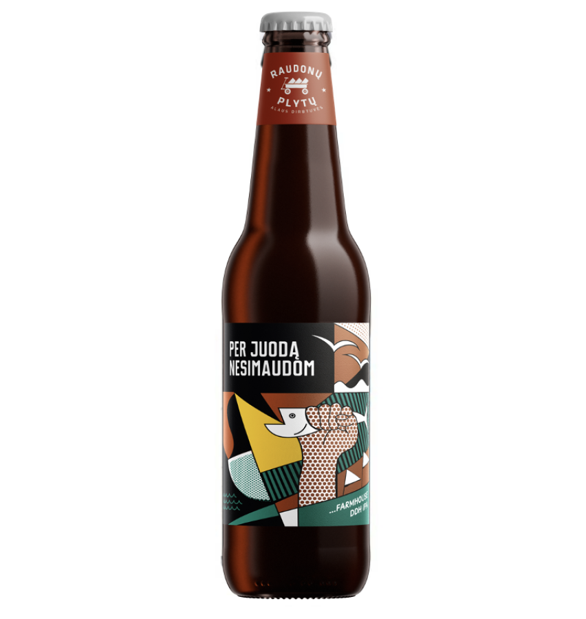 Alus Raudonų plytų PER JUODĄ NESIMAUDOM  (0,33 l but.)