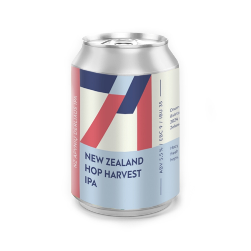 Alus Sakiškės Brewery NEW ZEALAND HOP HARVEST INDIA PALE ALE (0,33 l skard.)