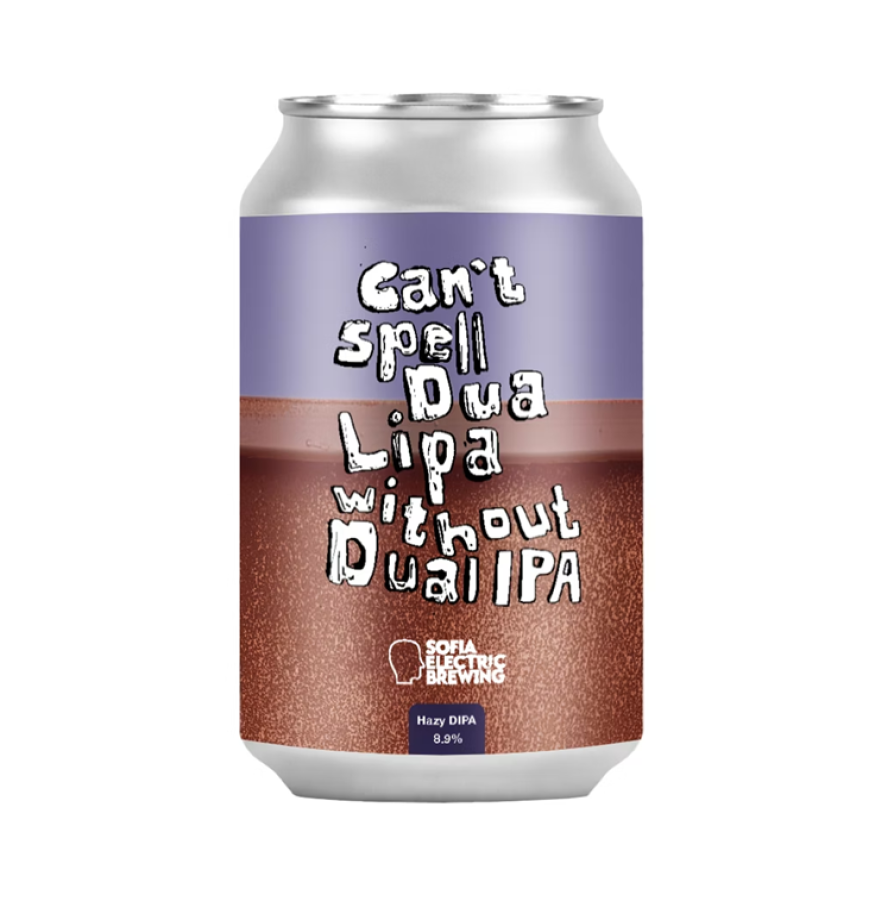 Alus Sofia Electric Brewing CAN'T SPELL DUA LIPA  WITHOUT DUAL IPA  (0,33 l skard.)