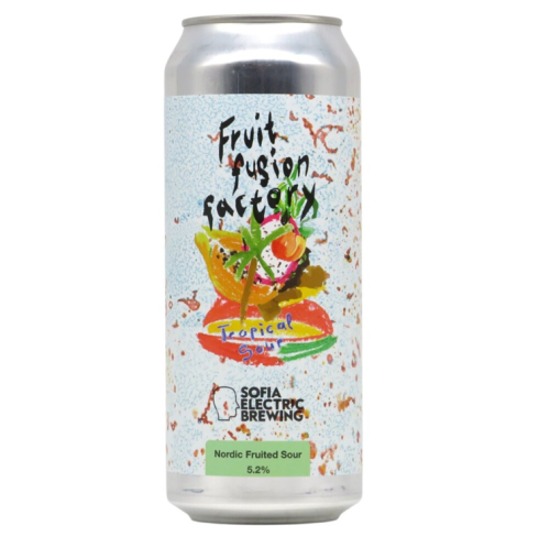 Alus Sofia Electric Brewing FRUIT FUSION TROPICAL SOUR  (0,5 l skard.)
