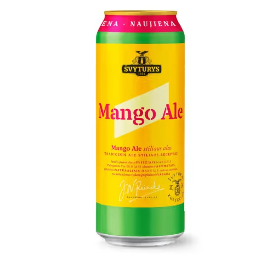 Alus Švyturys MANGO ALE (0,5 l skard.)