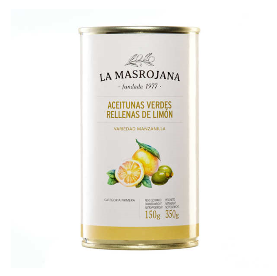 Alyvuogės La Masrojana su citrina (150 g)