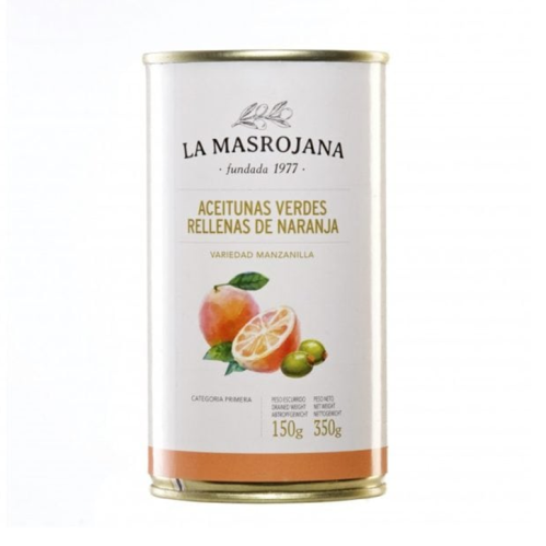 Alyvuogės La Masrojana su apelsinu (150 g)