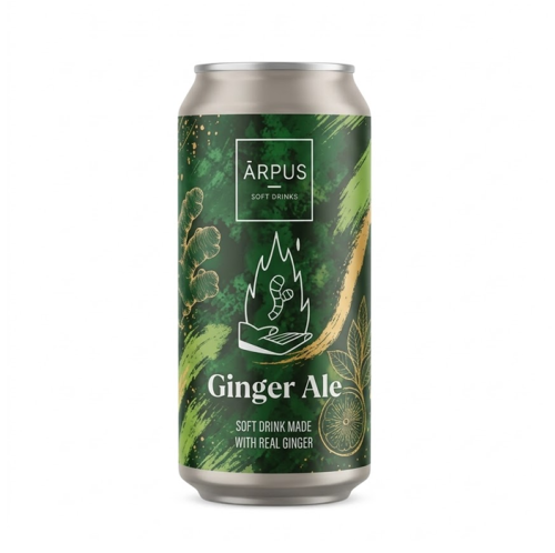 Gaiv.Gėr. Arpus GINGER ALE, 0,44 l skard. 