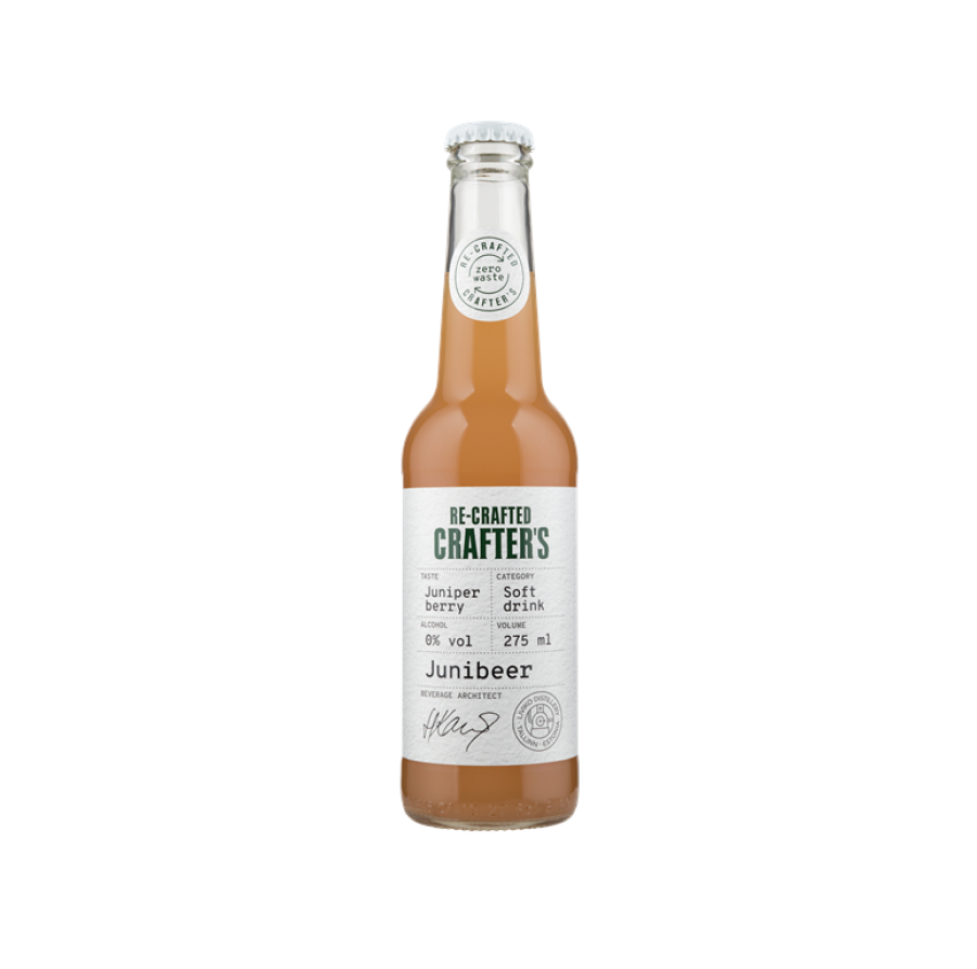 Gaivusis gėrimas RE-CRAFTED CRAFTER’S "JUNIBEER", 0,275 l but. 