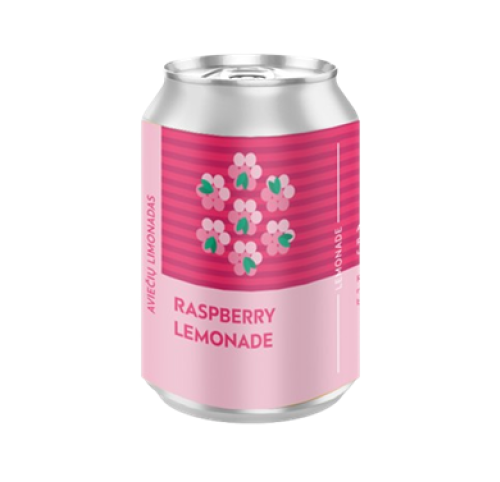 Limonadas Sakiškės Brewery AVIEČIŲ LIMONADAS (0,33 l skard.)