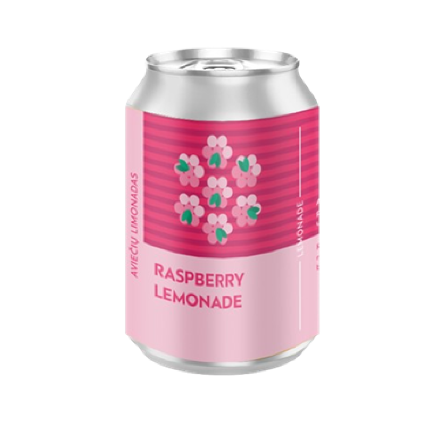 Limonadas Sakiškės Brewery AVIEČIŲ LIMONADAS (0,33 l skard.)