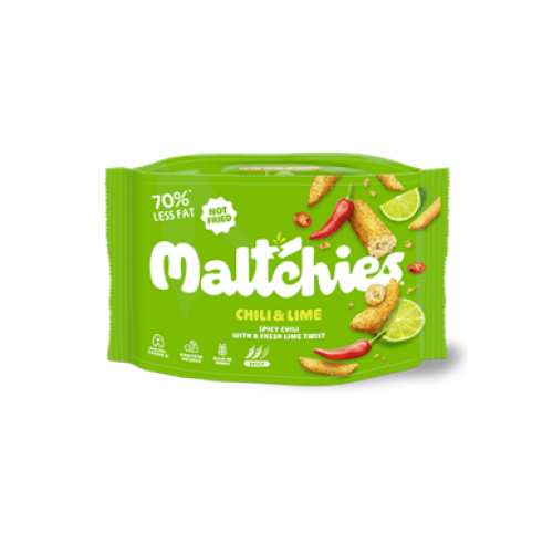 MALTCHIES Salyklinis užkandis čili ir žaliosios citrinos skonio, 45g