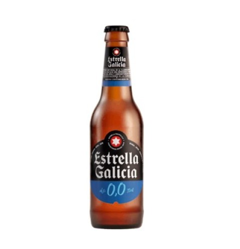 Nealkoholinis alus Estrella Galicia 0,0% (0,33 l but.)