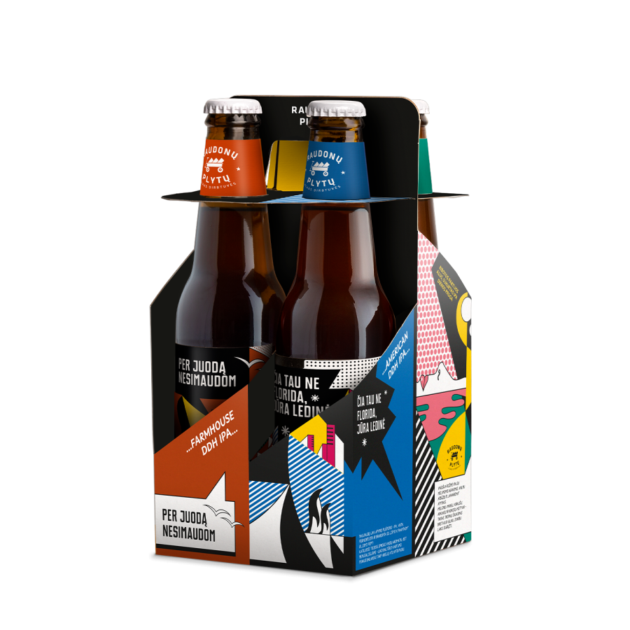 Rinkinys Raudonų plytų IPA DIENA 2025, 4*0,33 l but. 