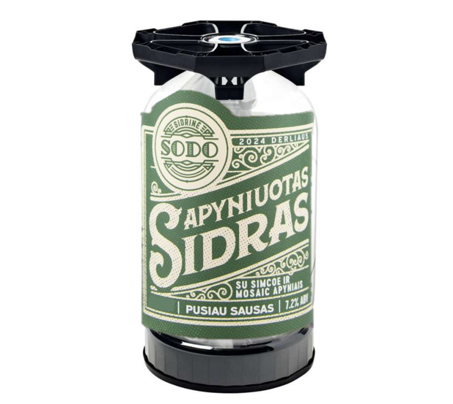 Sidras SODO SIDRINĖ APYNIUOTAS (statinėmis) Sidras SODO SIDRINĖ APYNIUOTAS (statinėmis)